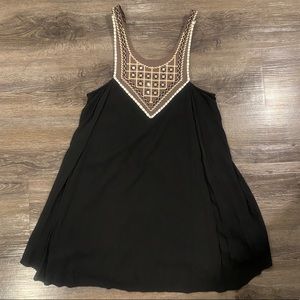 Umgee Boho Black Tunic Dress